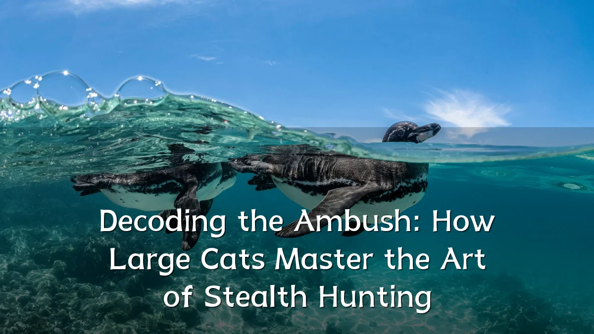 Decoding the Ambush: How Large Cats Master the Art of Stealth Hunting