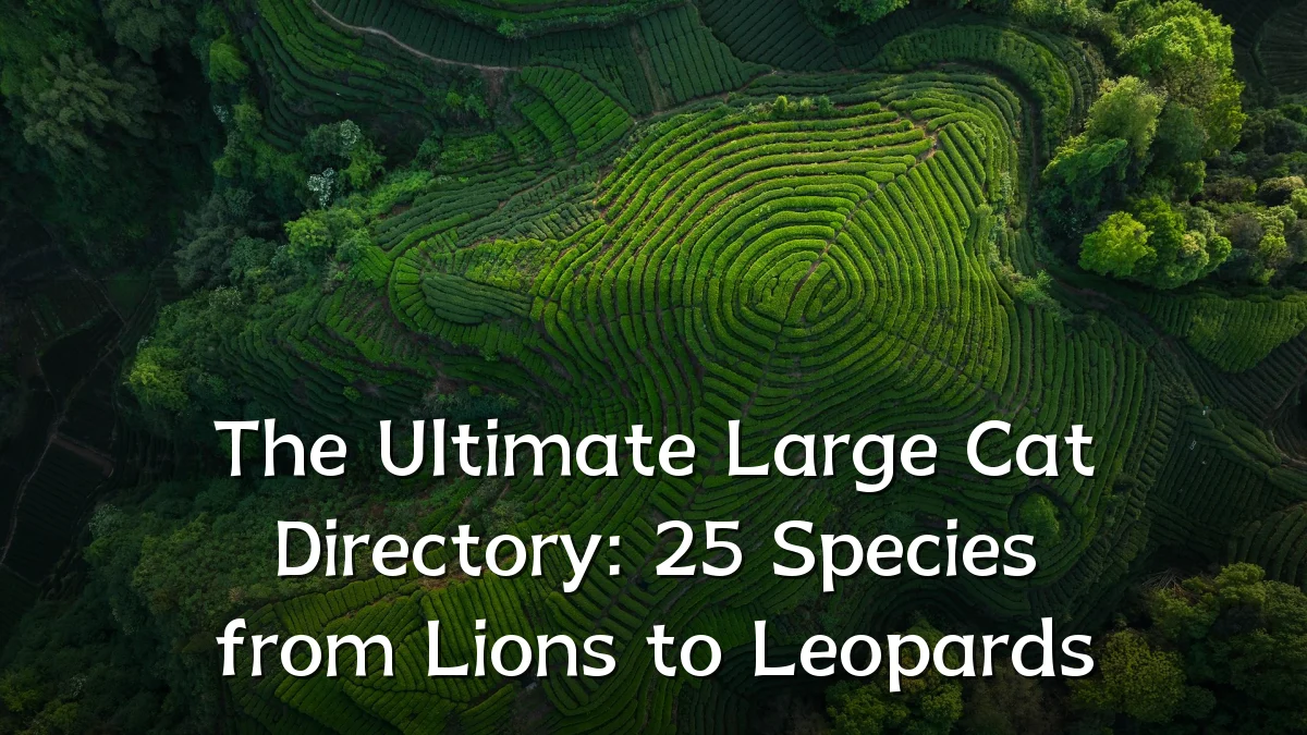 The Ultimate Large Cat Directory: 25 Species from Lions to Leopards