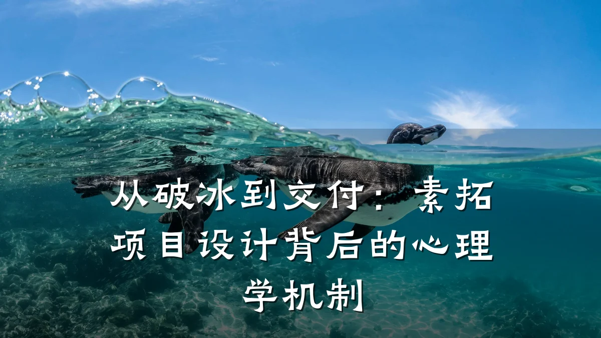 从破冰到交付:素拓项目设计背后的心理学机制