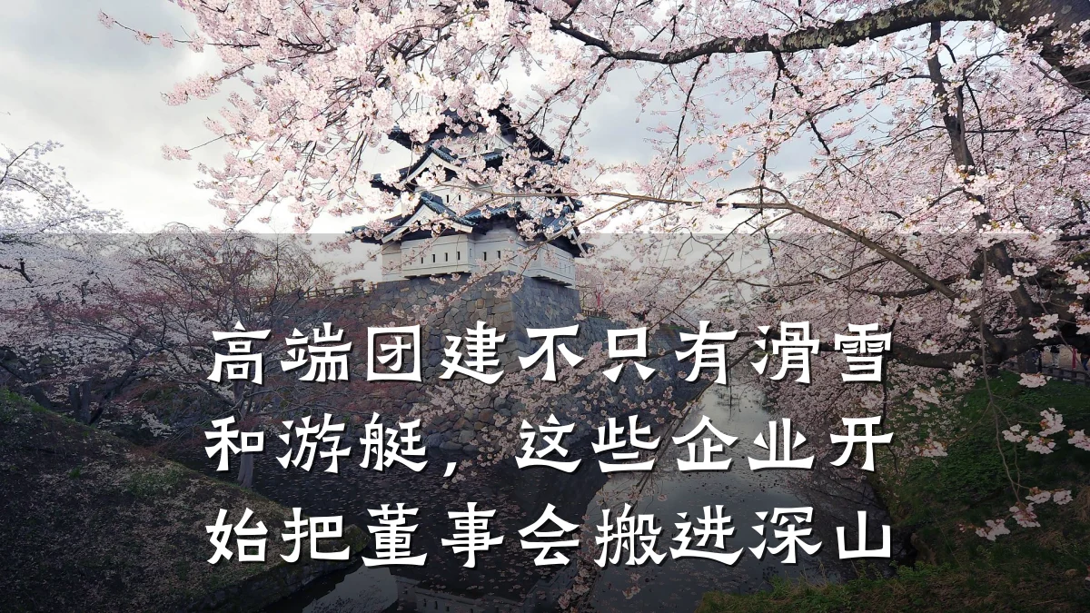 高端团建不只有滑雪和游艇,这些企业开始把董事会搬进深山