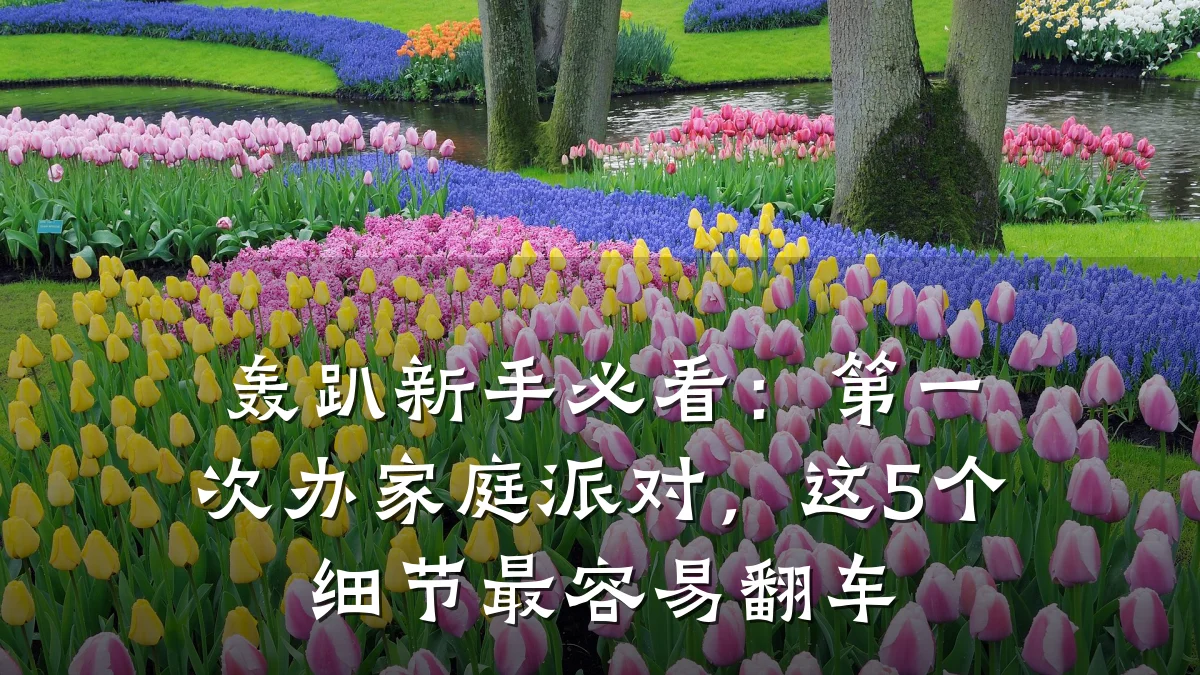 轰趴新手必看:第一次办家庭派对,这5个细节最容易翻车