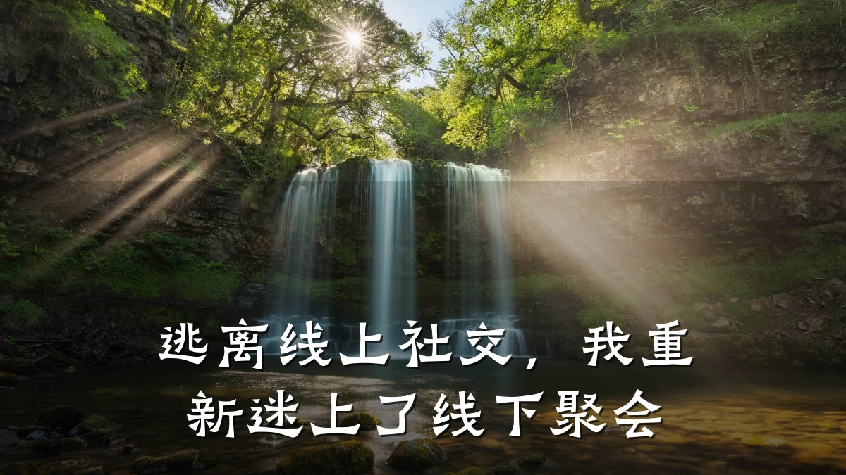 逃离线上社交,我重新迷上了线下聚会
