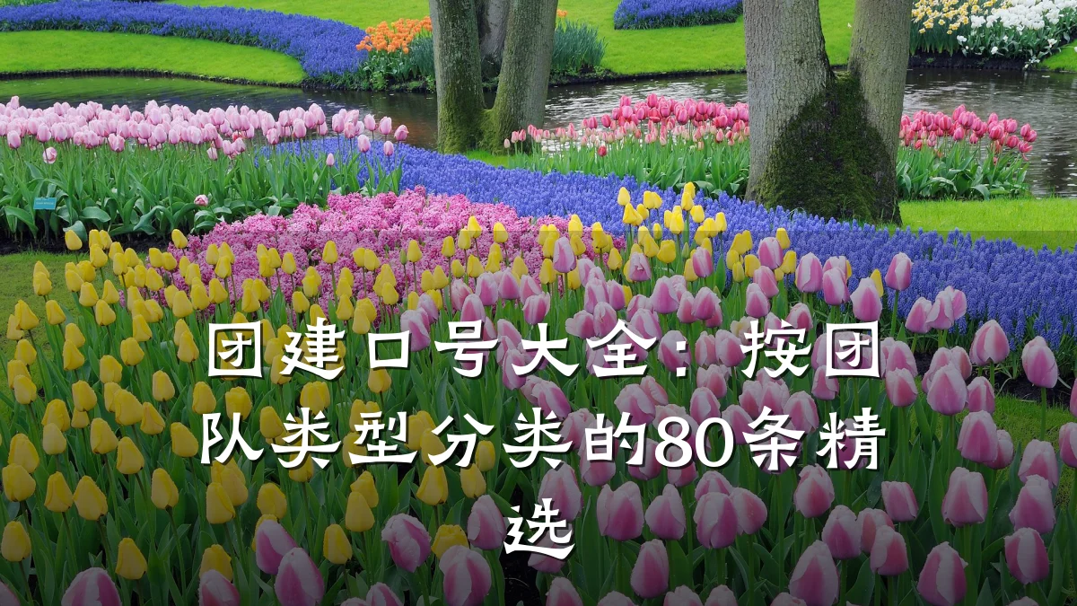 团建口号大全:按团队类型分类的80条精选