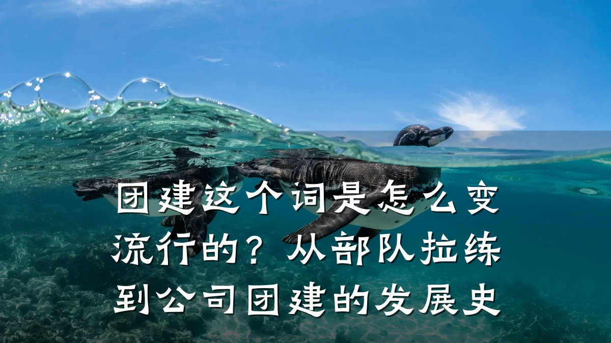 团建这个词是怎么变流行的?从部队拉练到公司团建的发展史