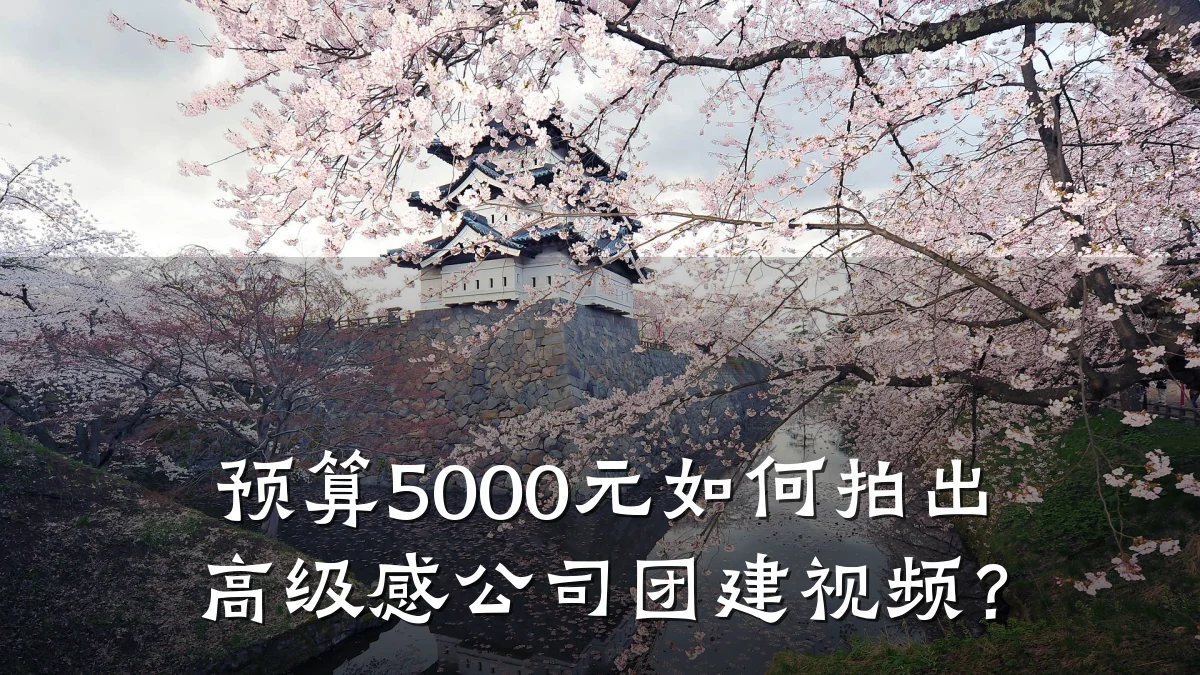 预算5000元如何拍出高级感公司团建视频?