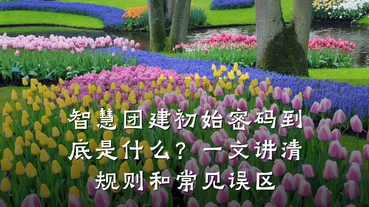 智慧团建初始密码到底是什么?一文讲清规则和常见误区