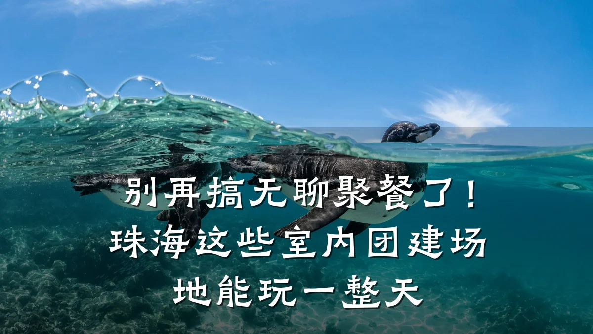 别再搞无聊聚餐了!珠海这些室内团建场地能玩一整天