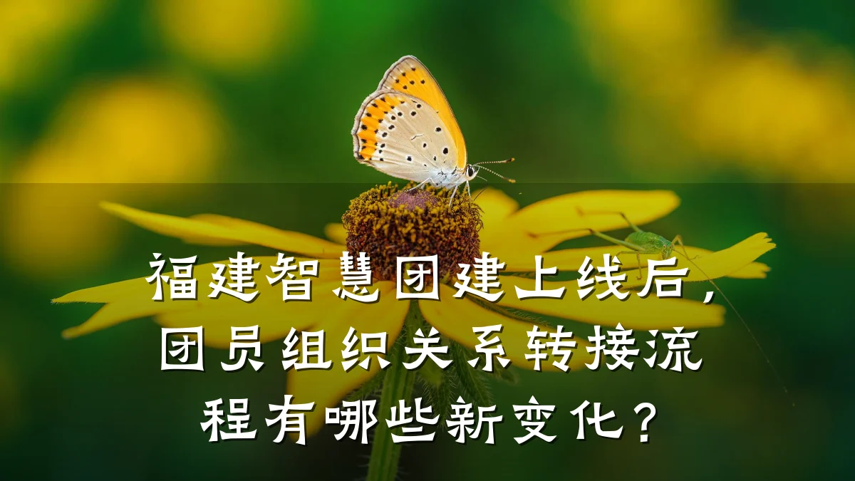 福建智慧团建上线后,团员组织关系转接流程有哪些新变化?