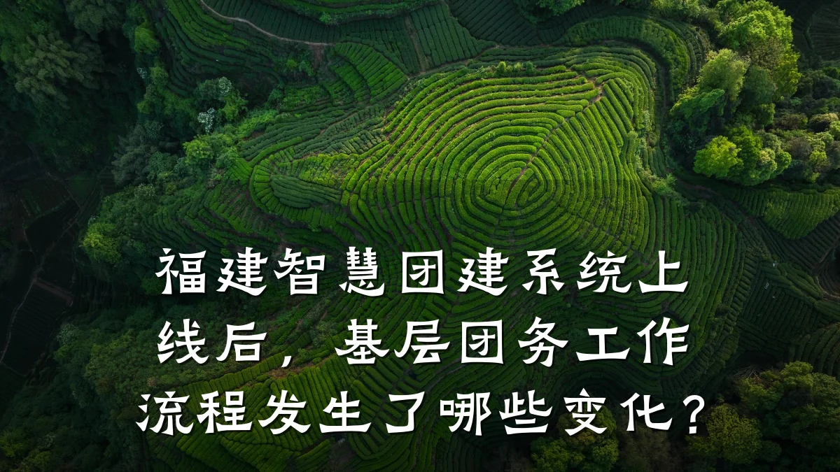 福建智慧团建系统上线后,基层团务工作流程发生了哪些变化?