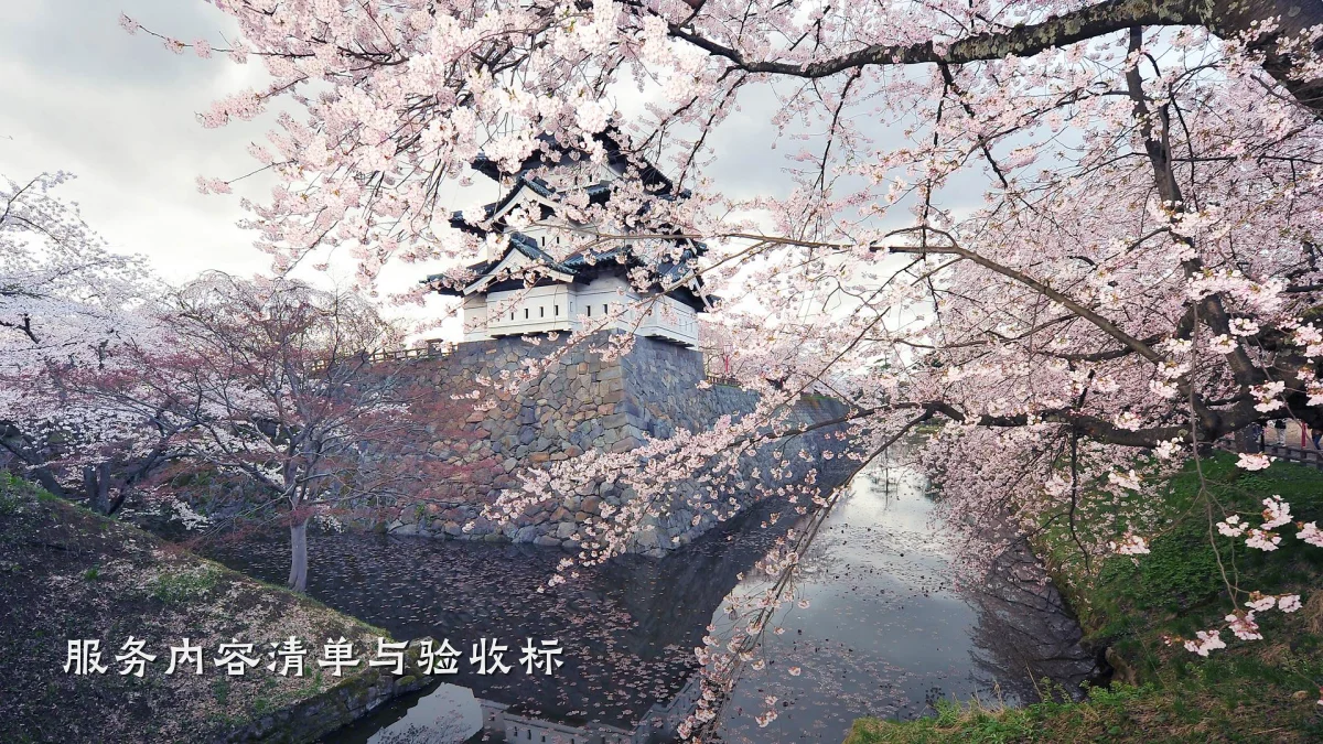 服务内容清单与验收标