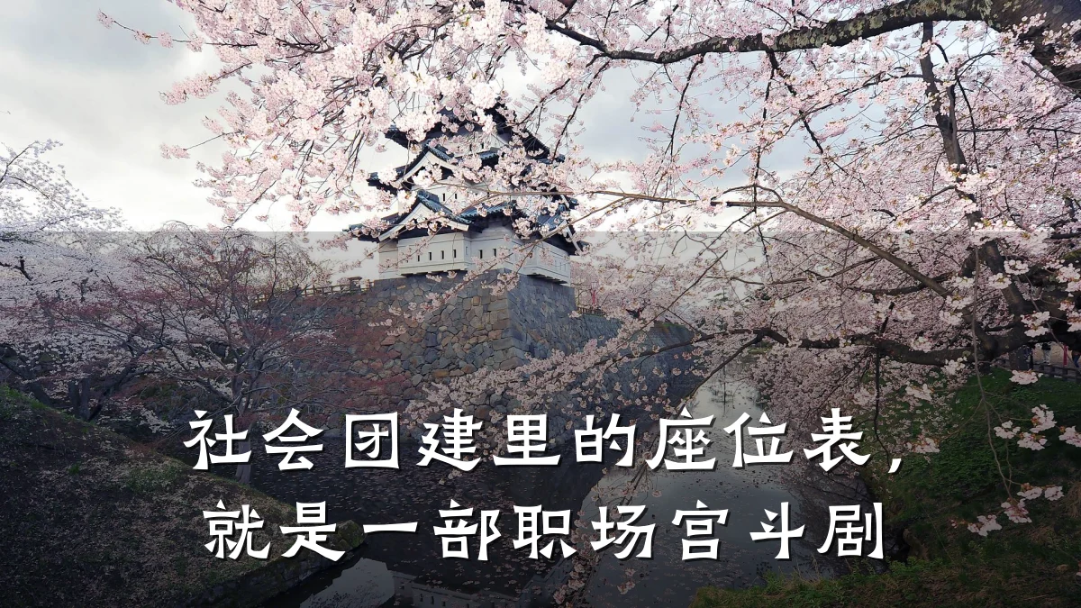 社会团建里的座位表,就是一部职场宫斗剧