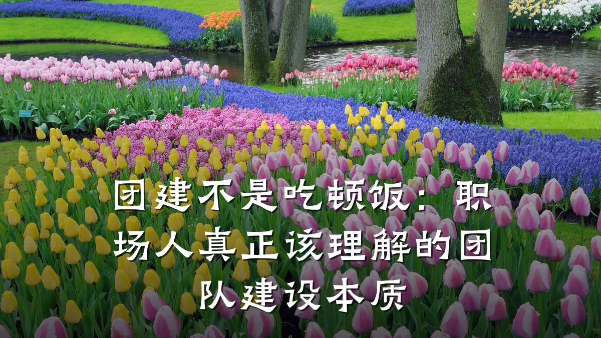 团建不是吃顿饭:职场人真正该理解的团队建设本质
