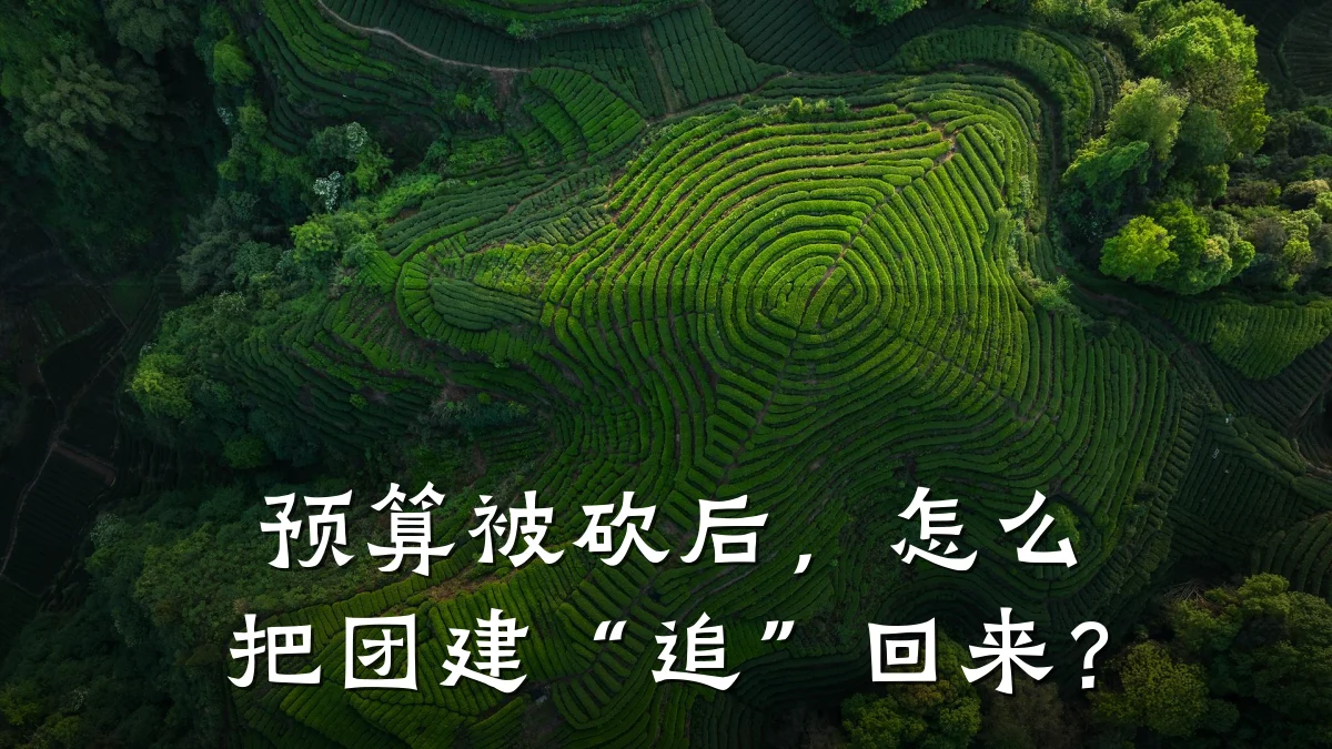 预算被砍后,怎么把团建“追”回来?
