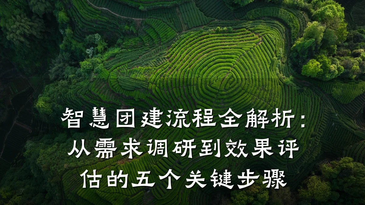智慧团建流程全解析：从需求调研到效果评估的五个关键步骤