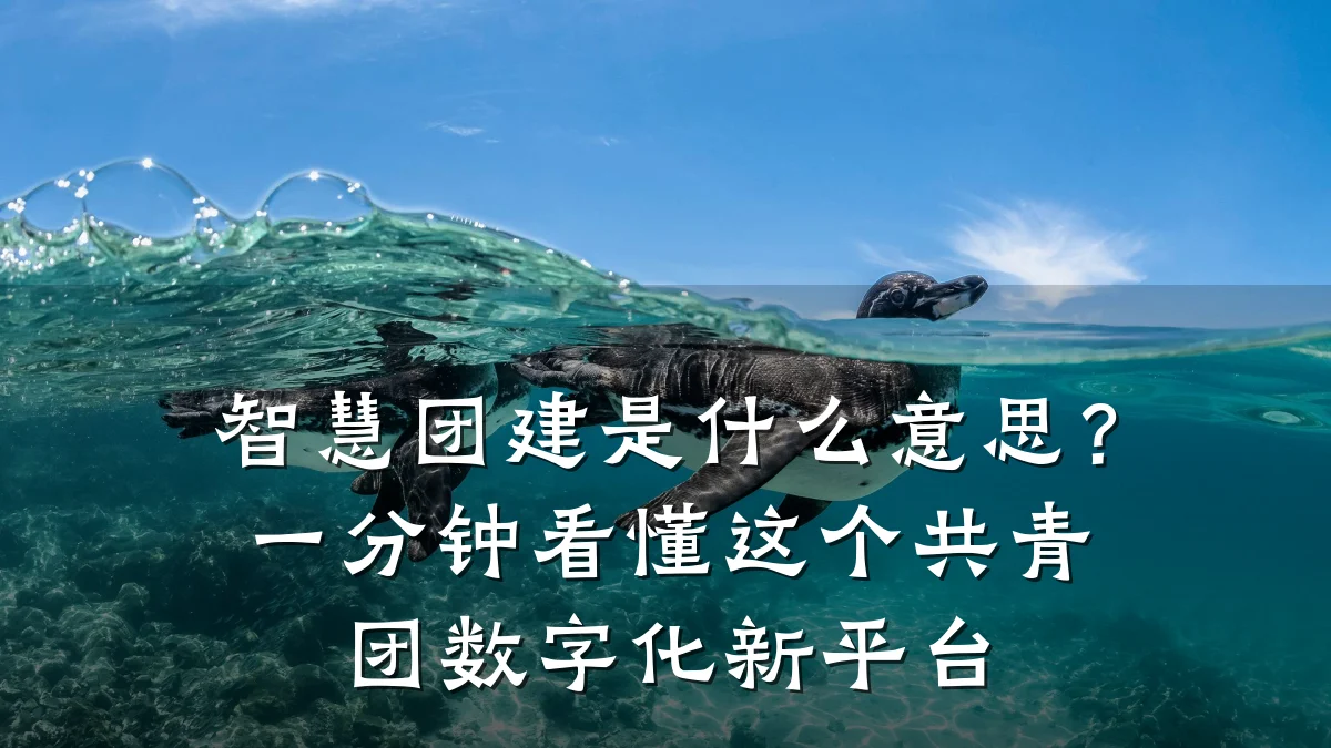 智慧团建是什么意思?一分钟看懂这个共青团数字化新平台
